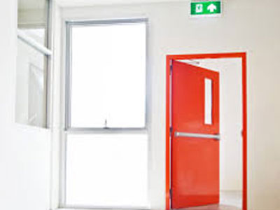 Fire Door installation by Middlesex Firestopping